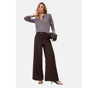 Lipsy Pantalon à pince chocolat, Taille 40