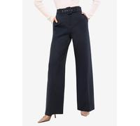 Lipsy Pantalon à plis bleu marine, Taille 40