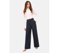 Lipsy Pantalon à plis bleu marine, Taille 42