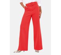 Lipsy Lipsy Red Belted Tailored Wide Leg Trousers