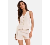 Lipsy Pantalon blanc cassé, Taille 42