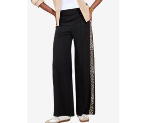 Lipsy Pantalon écru / beige clair / noir, Taille 46