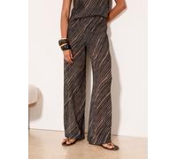Lipsy Pantalon noisette / noir, Taille 38