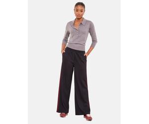Lipsy Pantalon lie de vin / noir, Taille 46