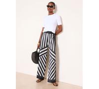 Lipsy Pantalon Lipsy en satin imprimé à rayures