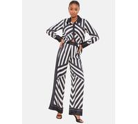 Lipsy Pantalon noir / blanc, Taille 36