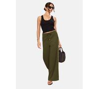 Lipsy Pantalon olive / blanc cassé, Taille 40