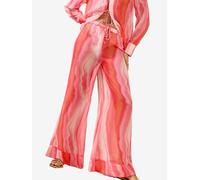 Lipsy Pantalon rose / éosine / rouge, Taille 48-50