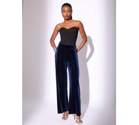 Lipsy Pantalons amples en velours Lipsy bleu FR 46 (EU 44)