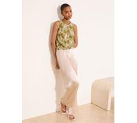 lipsy Pantalons larges Lipsy Satin naturel FR 44 (EU 42)