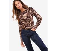 Lipsy Pull-over beige / marron châtaigne / noisette / brun foncé, Taille XXL