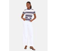 Lipsy Pull-over bleu marine / blanc, Taille XXS