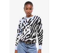 Lipsy Pull-over bleu / noir / blanc naturel, Taille XS