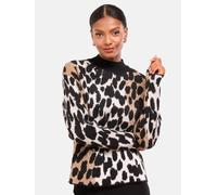 Lipsy Pull-over noisette / noir / blanc, Taille M