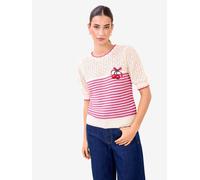 Lipsy Pull-over vert / rose / rouge / blanc naturel, Taille XS