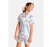 Lipsy Pyjama bleu clair / vert / rose / blanc cassé, Taille 140