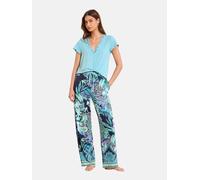 Lipsy Pyjama bleu marine / azur, Taille L