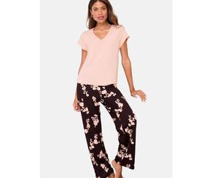 Lipsy Pyjama bleu marine / rose, Taille 4XL-5XL