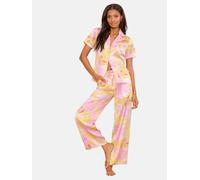 Lipsy Pyjama jaune / rose / rosé, Taille XXL-XXXL