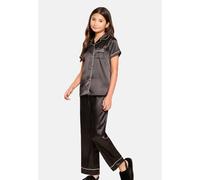 Lipsy Pyjama noir / blanc, Taille 140