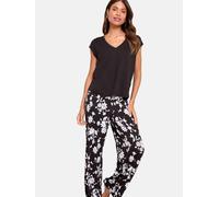 Lipsy Pyjama noir / blanc, Taille S