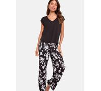 Lipsy Pyjama noir / blanc, Taille S