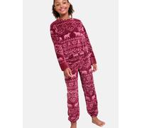 Lipsy Pyjama rose ancienne / lie de vin, Taille 152
