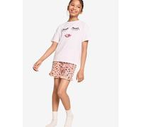 Lipsy Pyjama rose / noir / blanc, Taille 152