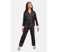 Lipsy Pyjama rose / noir, Taille 128