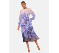 Lipsy Robe beige / bleu marine, Taille 34