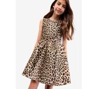 Lipsy Robe beige clair / marron / noir, Taille 152