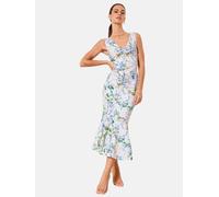 Lipsy Robe bleu clair / vert / lilas / blanc, Taille 42