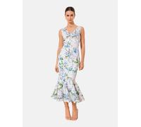 Lipsy Robe bleu / marron / vert / blanc, Taille 38