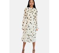 Lipsy Robe brun foncé / anthracite / blanc, Taille 34
