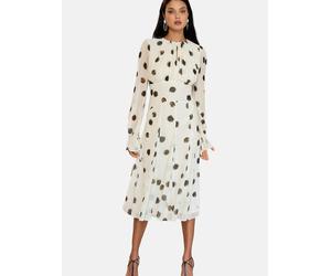 Lipsy Robe brun foncé / anthracite / blanc, Taille 42