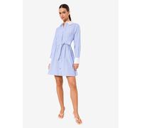 Lipsy Robe-chemise bleu ciel / marron / blanc, Taille 44
