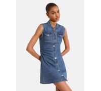 Lipsy Robe-chemise bleu denim, Taille 32