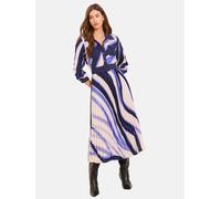 Lipsy Lipsy Blue Woven Pleated Midi Shirt Dress Blue EU 38 (UK 10)