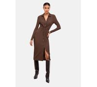 Lipsy Robe-chemise chocolat, Taille 46