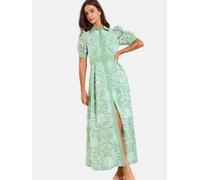 Lipsy Robe-chemise 'Premium' vert clair / blanc, Taille 42