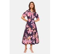 Lipsy Robe indigo / noisette / rose / rose, Taille 36