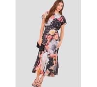 Lipsy Robe jaune clair / lavande / rose / noir, Taille 44