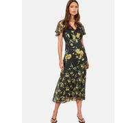 Lipsy Robe jaune / vert / noir, Taille 42