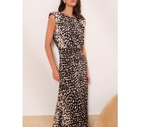 lipsy Robe mi-longue blouson froncée en jersey Lipsy Noir FR 44 (EU 42)