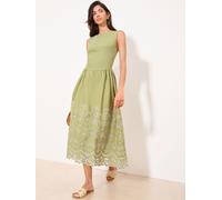 Lipsy Robe mi-longue hybride brodée Lipsy sans manches Vert 44