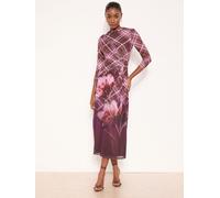 Lipsy Robe rose / bourgogne / rouge ru lanc, Taille 46
