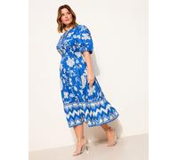 Lipsy Robe bleu / blanc, Taille 44