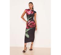 Lipsy Robe moulante Lipsy Rose Imprimé Noir EU 36 (UK 8)