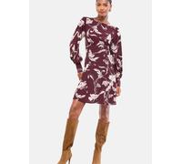 Lipsy Robe rose pastel / bourgogne, Taille 32