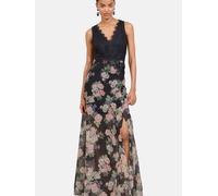 Lipsy Robe vert / bleu violet / rose / noir, Taille 36